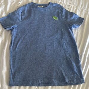 Abercrombie Kids Blue Kids Tee with Green Moose